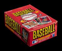 An Unopened Wax Box of 1984 Donruss Baseball Cards