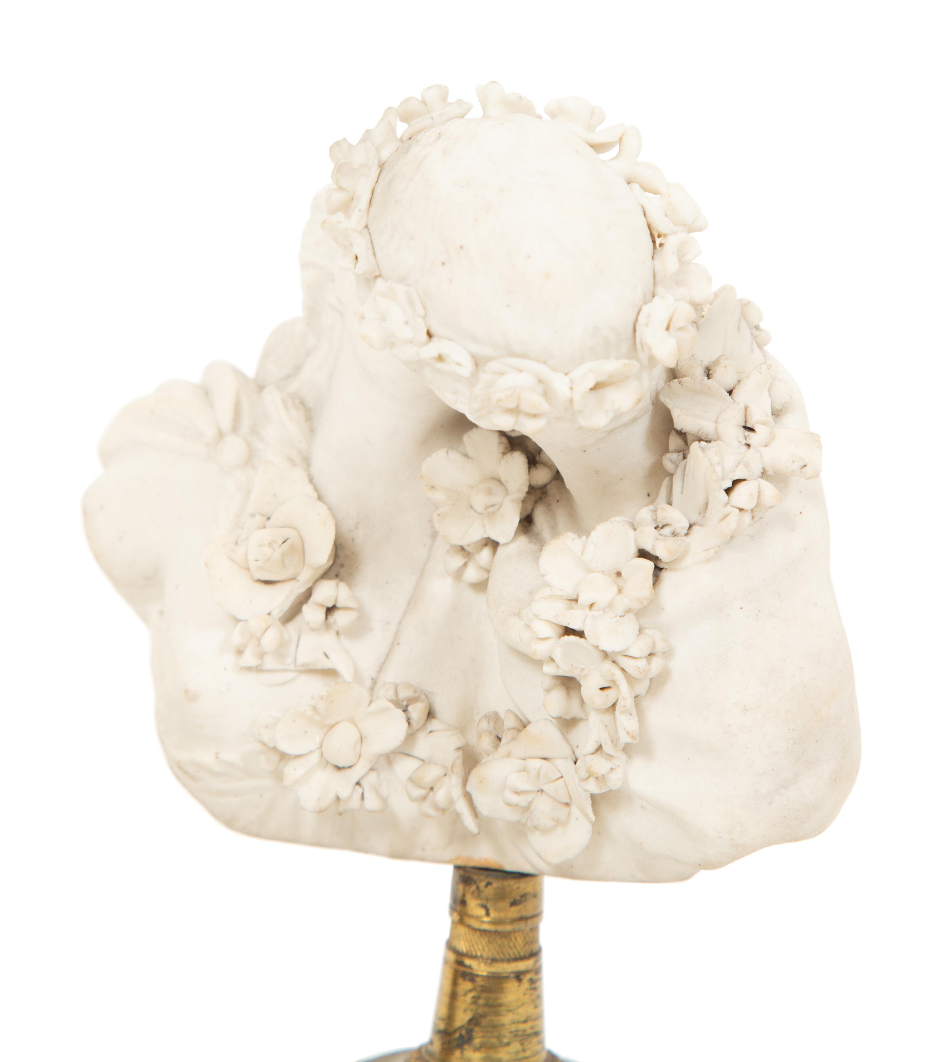 A Pair of Sèvres Style Biscuit Porcelain Bust Sculptures