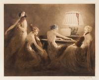 Louis Icart, (French, 1888-1950), Melody Hour, 1934