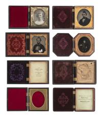 [EARLY PHOTOGRAPHY]. 27 assorted Union cases with floral, geometric, and scroll designs.