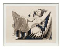 Nude on Mexican Blanket and Nude Sitting on a Chair)