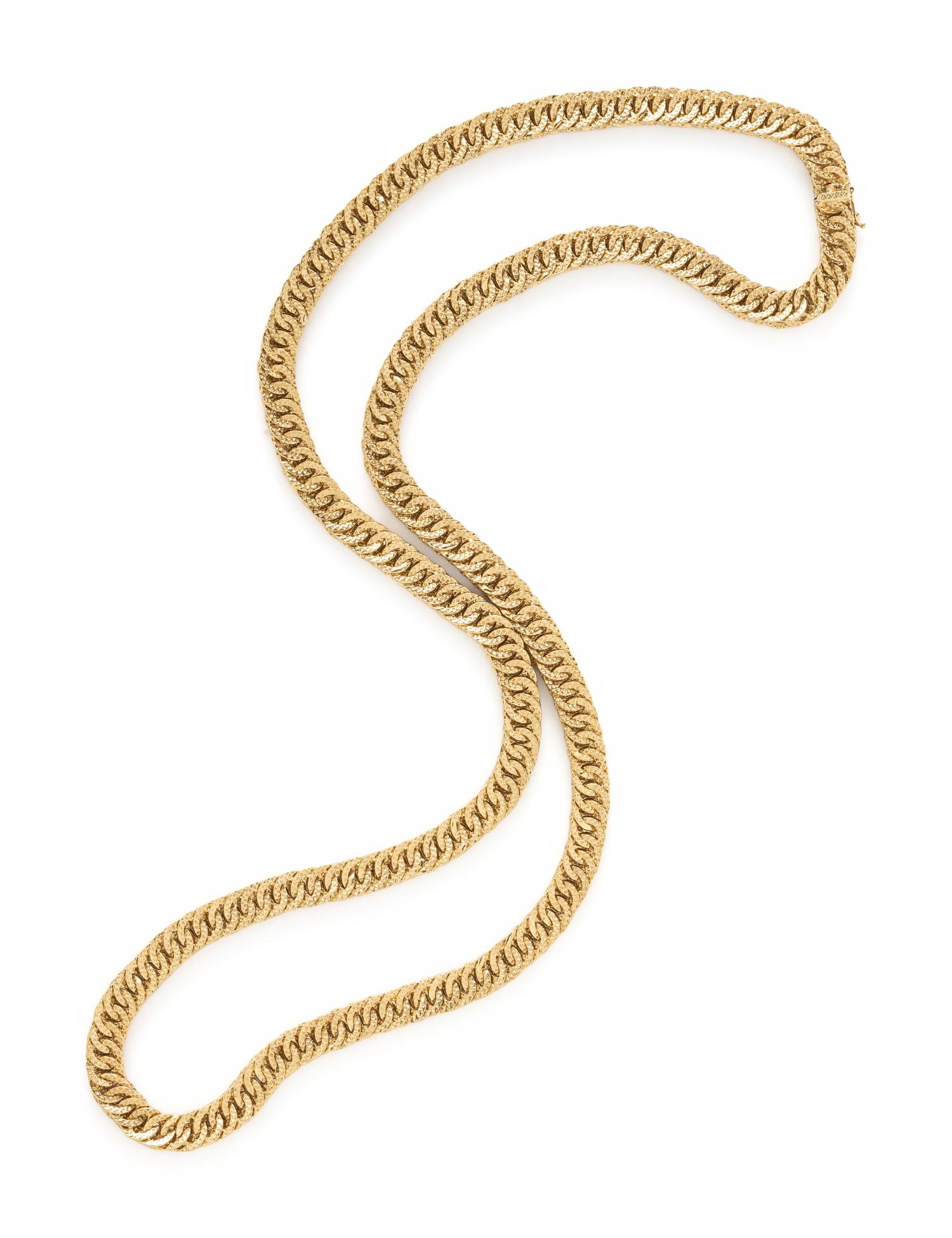 YELLOW GOLD LONG CHAIN
