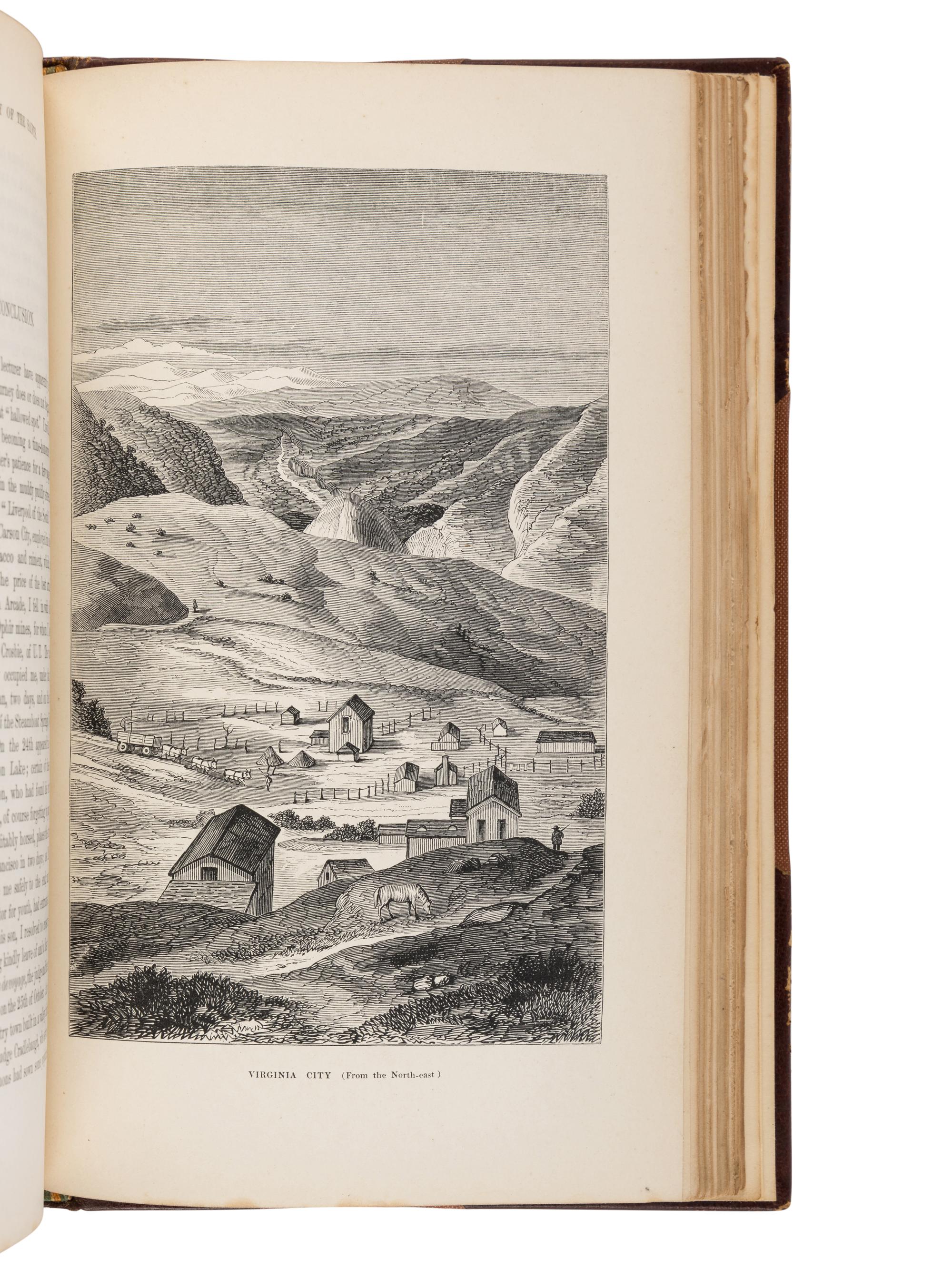 BURTON, Richard Francis, Sir (1821-1890). The City of the Saints and Across the Rocky Mountains to California . London: Longman, Green, Longman, and Roberts, 1861.