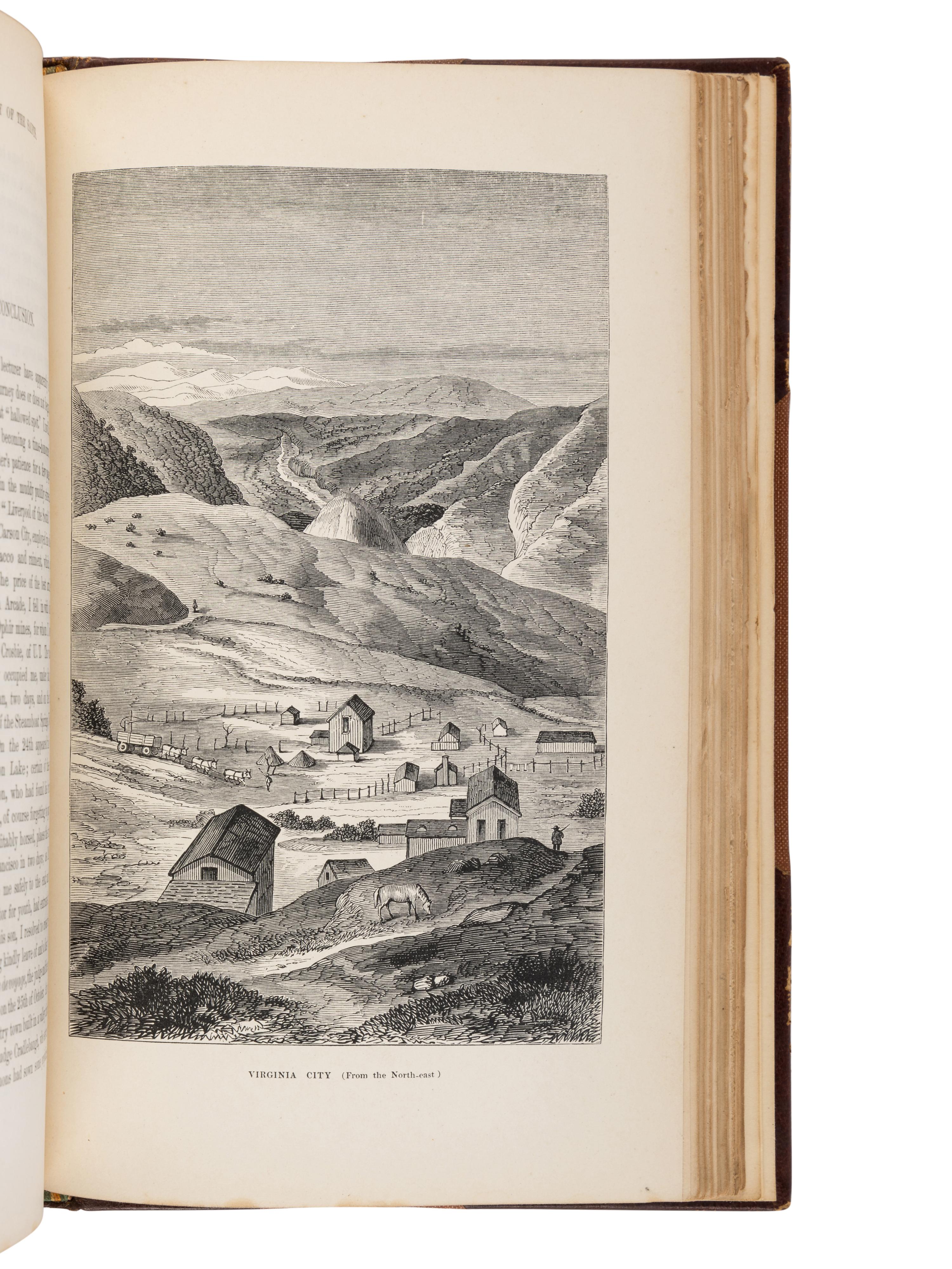 BURTON, Richard Francis, Sir (1821-1890). The City of the Saints and Across the Rocky Mountains to California . London: Longman, Green, Longman, and Roberts, 1861.