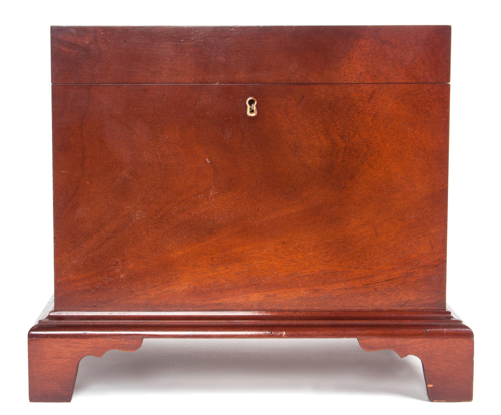 A Mahogany Cased Decanter Set Height 13 x width 14 x depth 10 inches — 20TH CENTURY