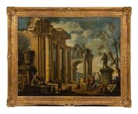 Architectural Capriccio with Figures