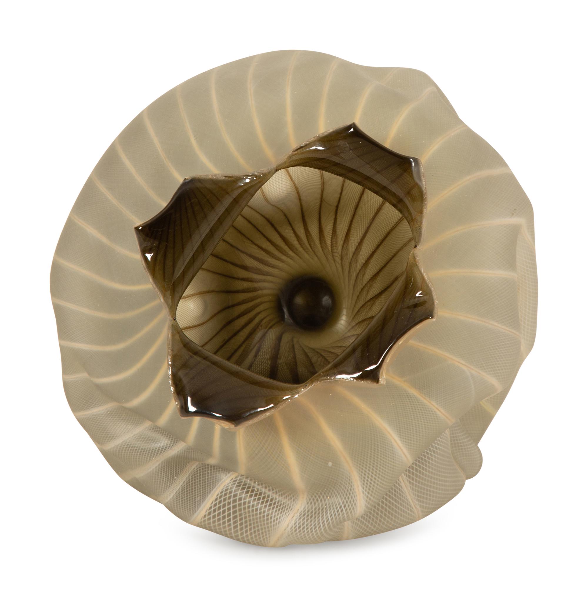 A Monumental Blown Glass Vase, in the Manner of Pilchuk School — 20th Century