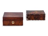 A Group of Ten English Boxes