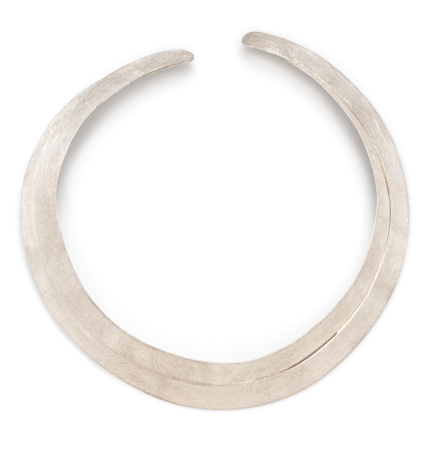 A Contemporary Sterling Silver Collar Necklace, 36.20 dwts.