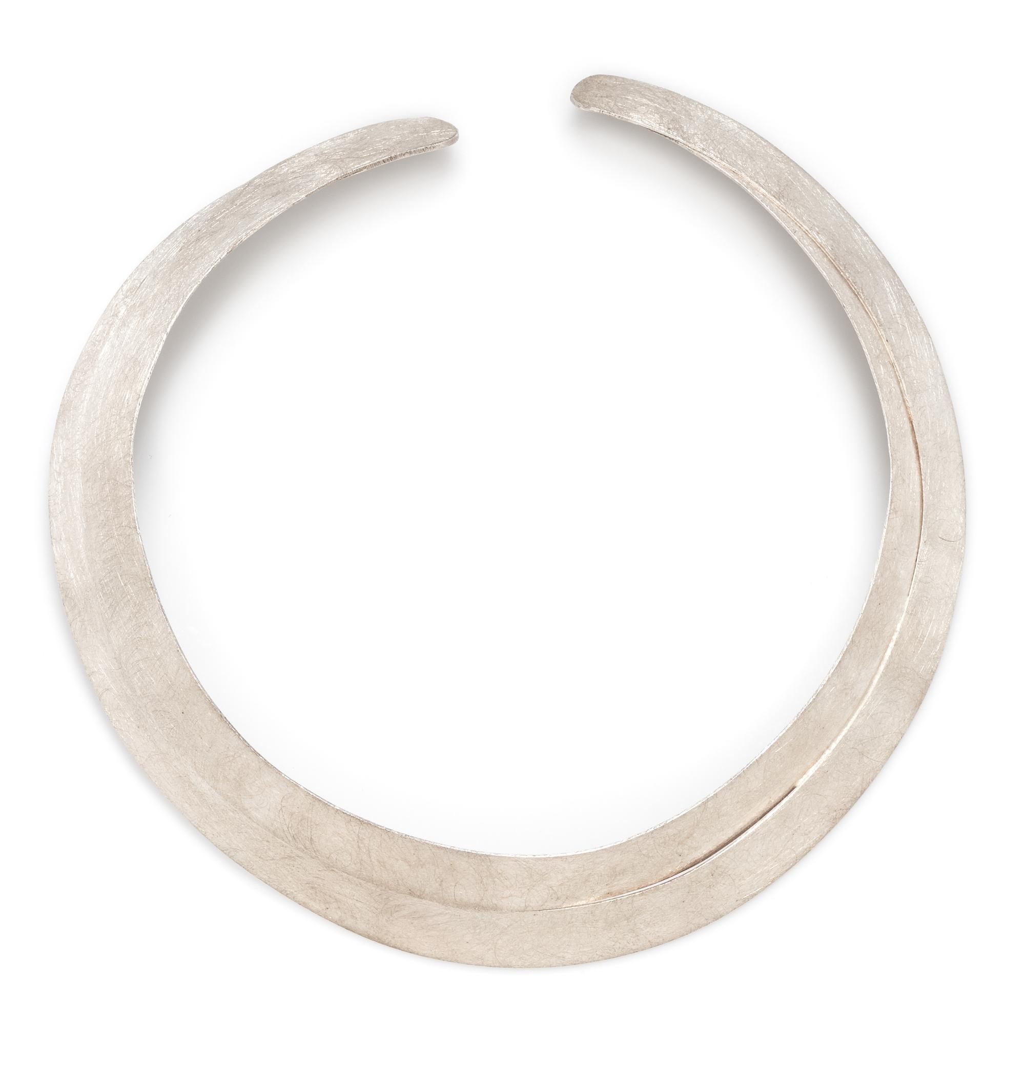 A Contemporary Sterling Silver Collar Necklace, 36.20 dwts.