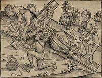 A group of four engravings depicting religious imagery