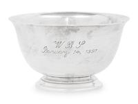 A Group of Four Tiffany and Co. Silver Bowls