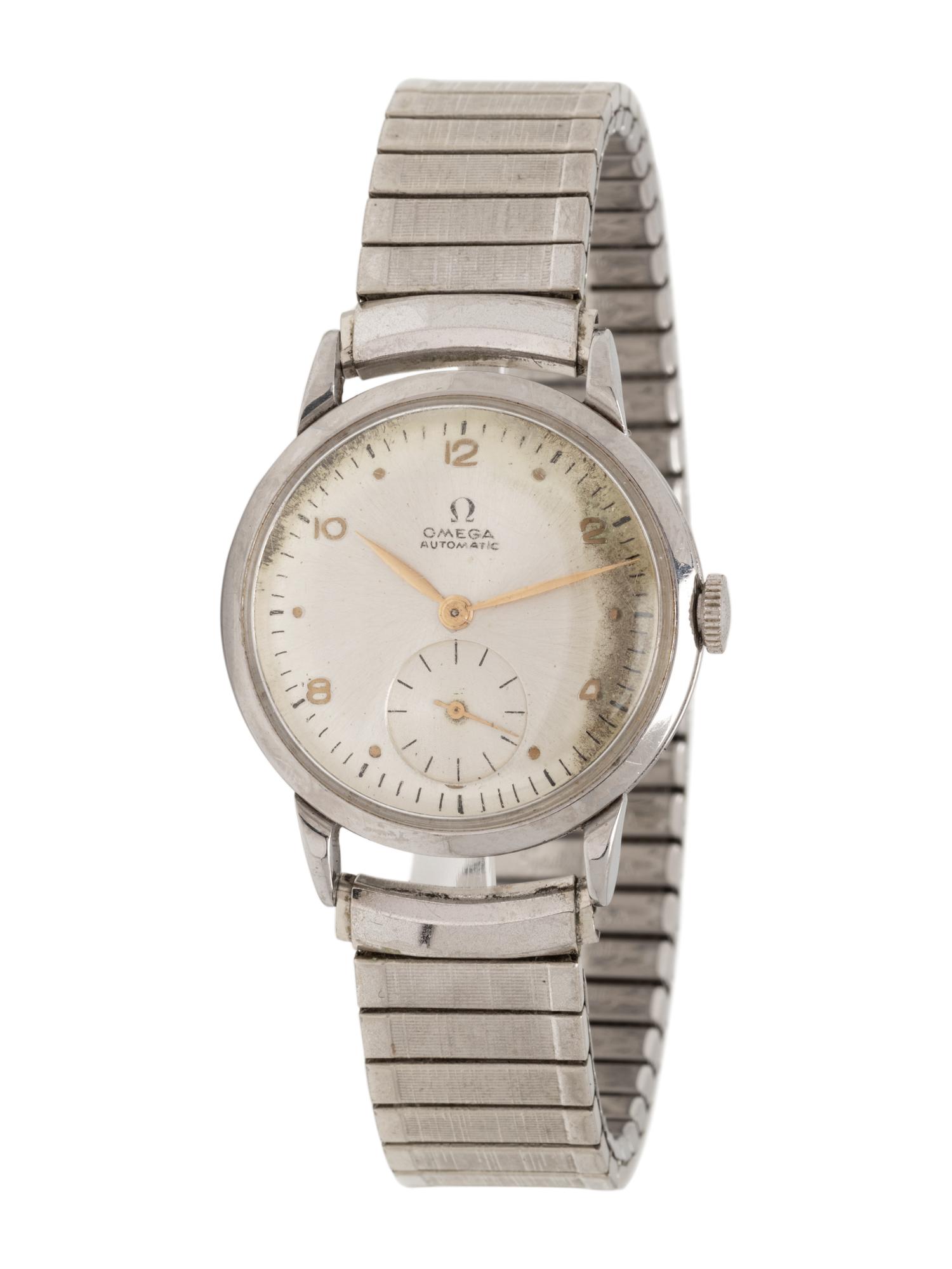 OMEGA, VINTAGE, REF. 2402-1 STAINLESS STEEL WRISTWATCH