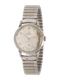OMEGA, VINTAGE, REF. 2402-1 STAINLESS STEEL WRISTWATCH