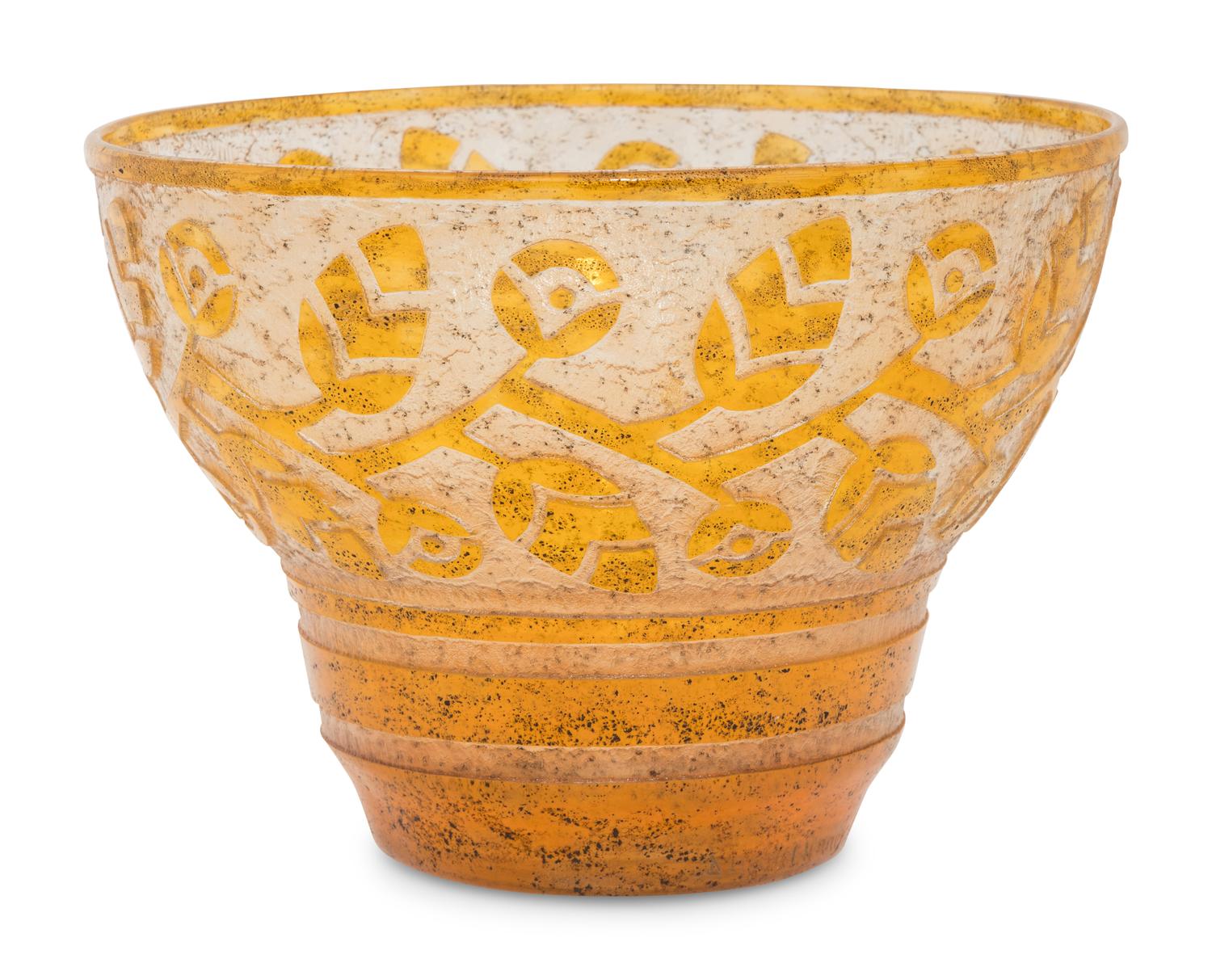 Floral Motif Centerpiece Bowl