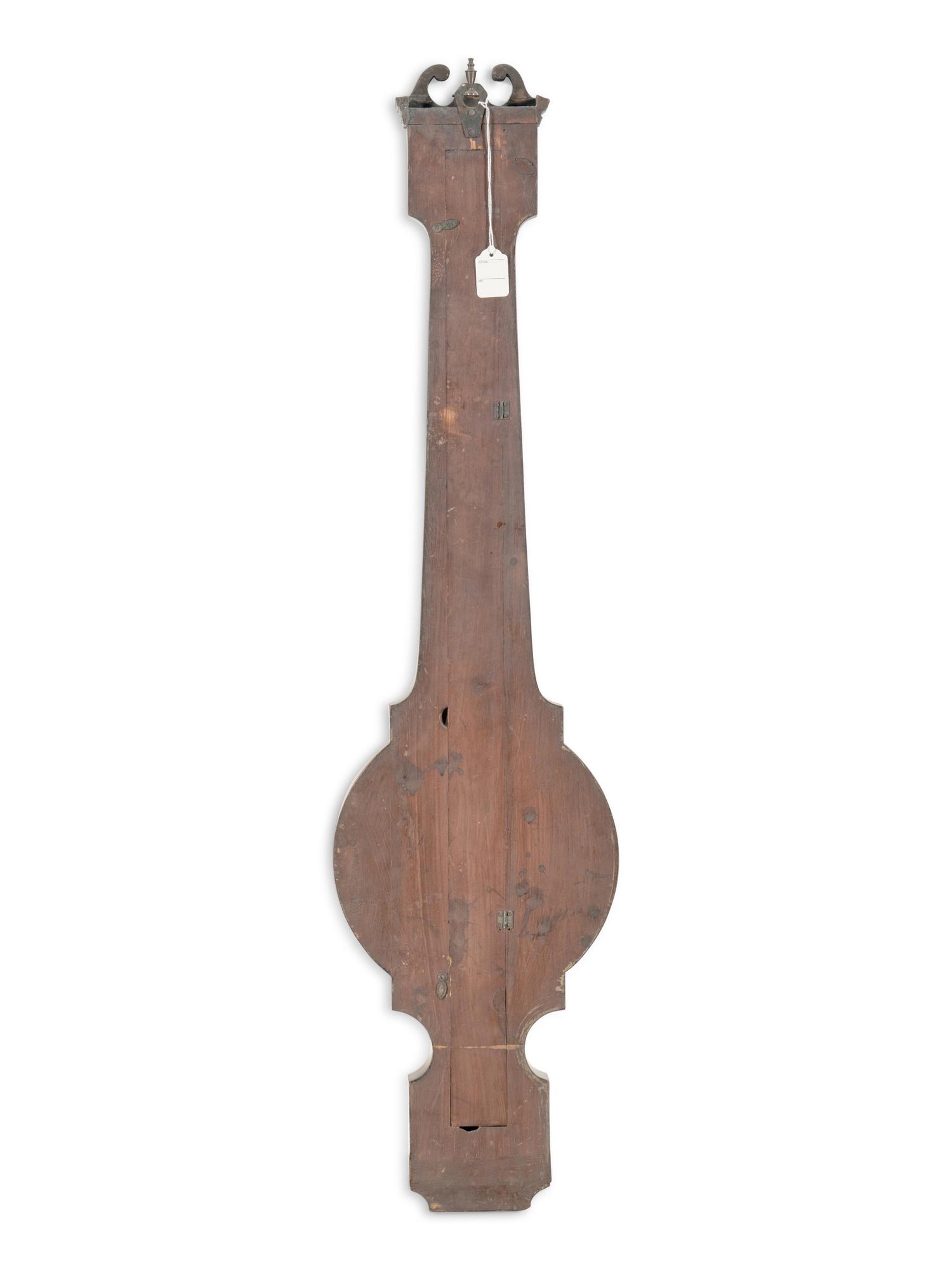 An English Mahogany Wheel Barometer