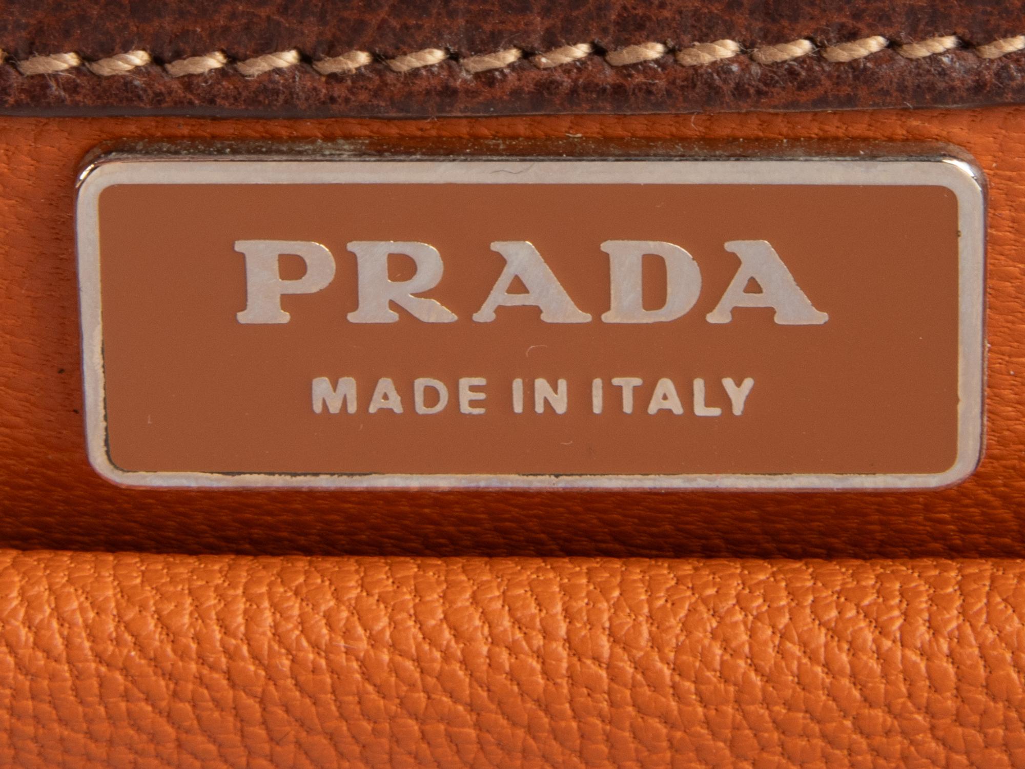 Prada Floral Top Handle Bag