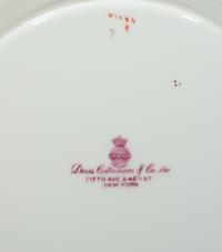 A Set of Twelve Davis, Collamore & Co. Minton Porcelain Dinner Plates