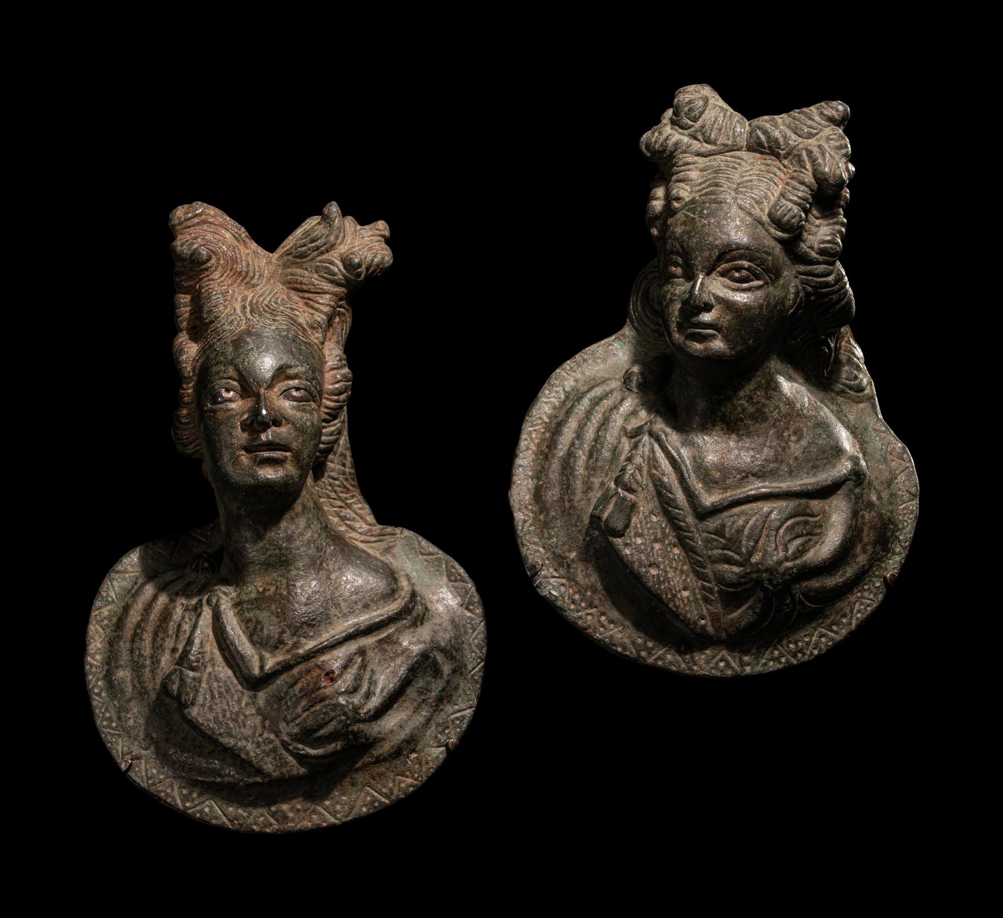 Two Roman Bronze Appliques