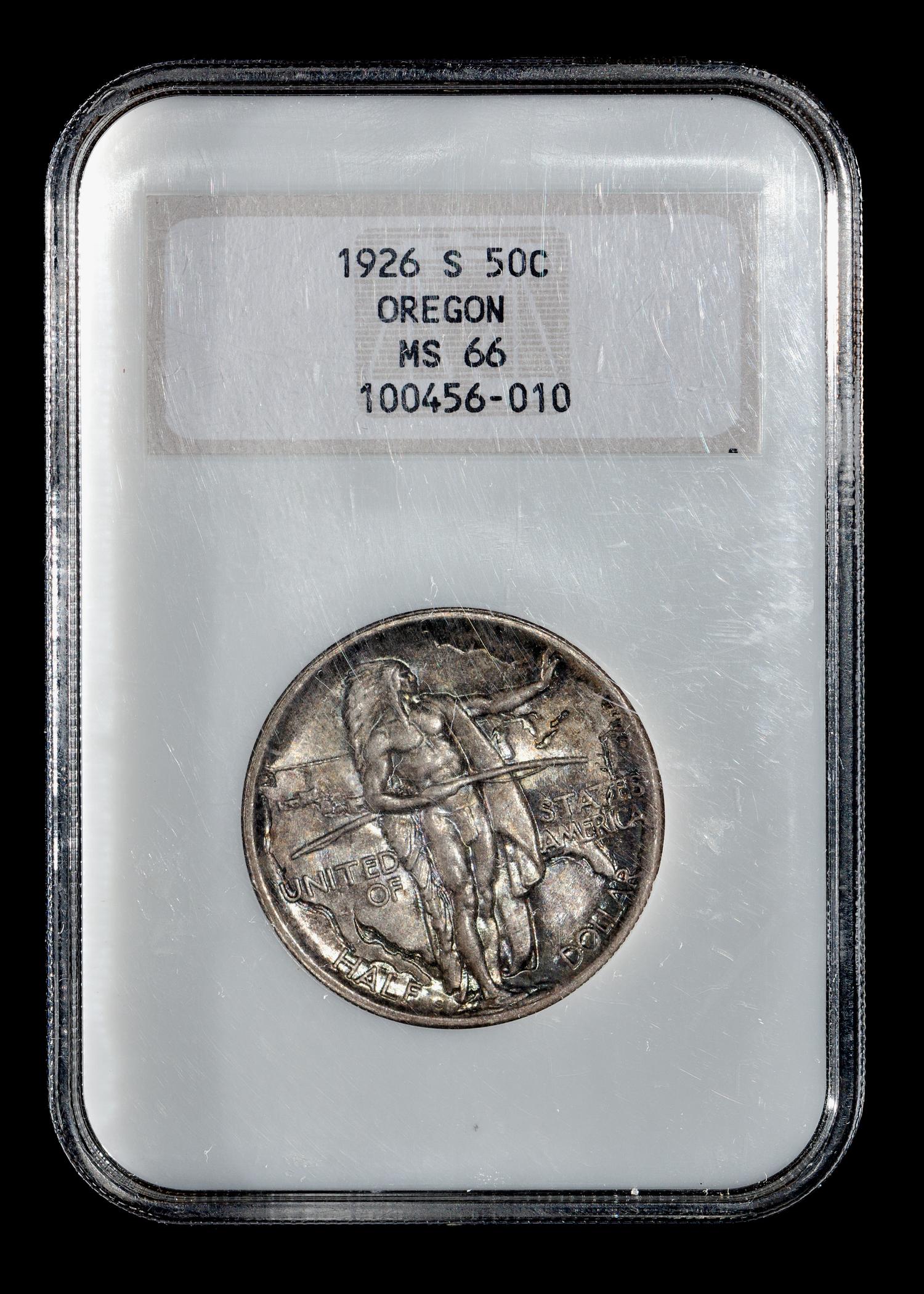 A United States 1926-S Oregon Commemorative 50c Coin