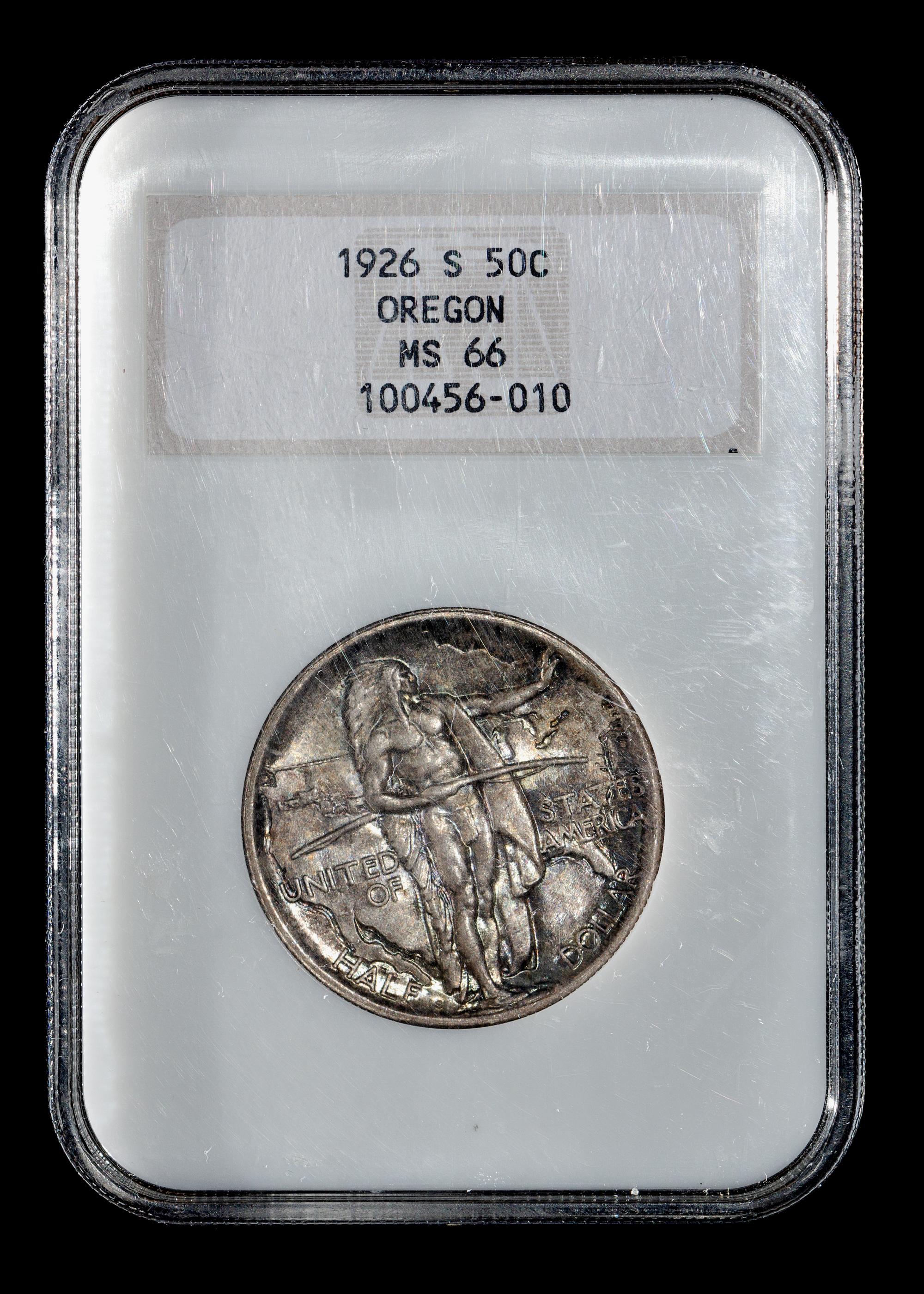 A United States 1926-S Oregon Commemorative 50c Coin