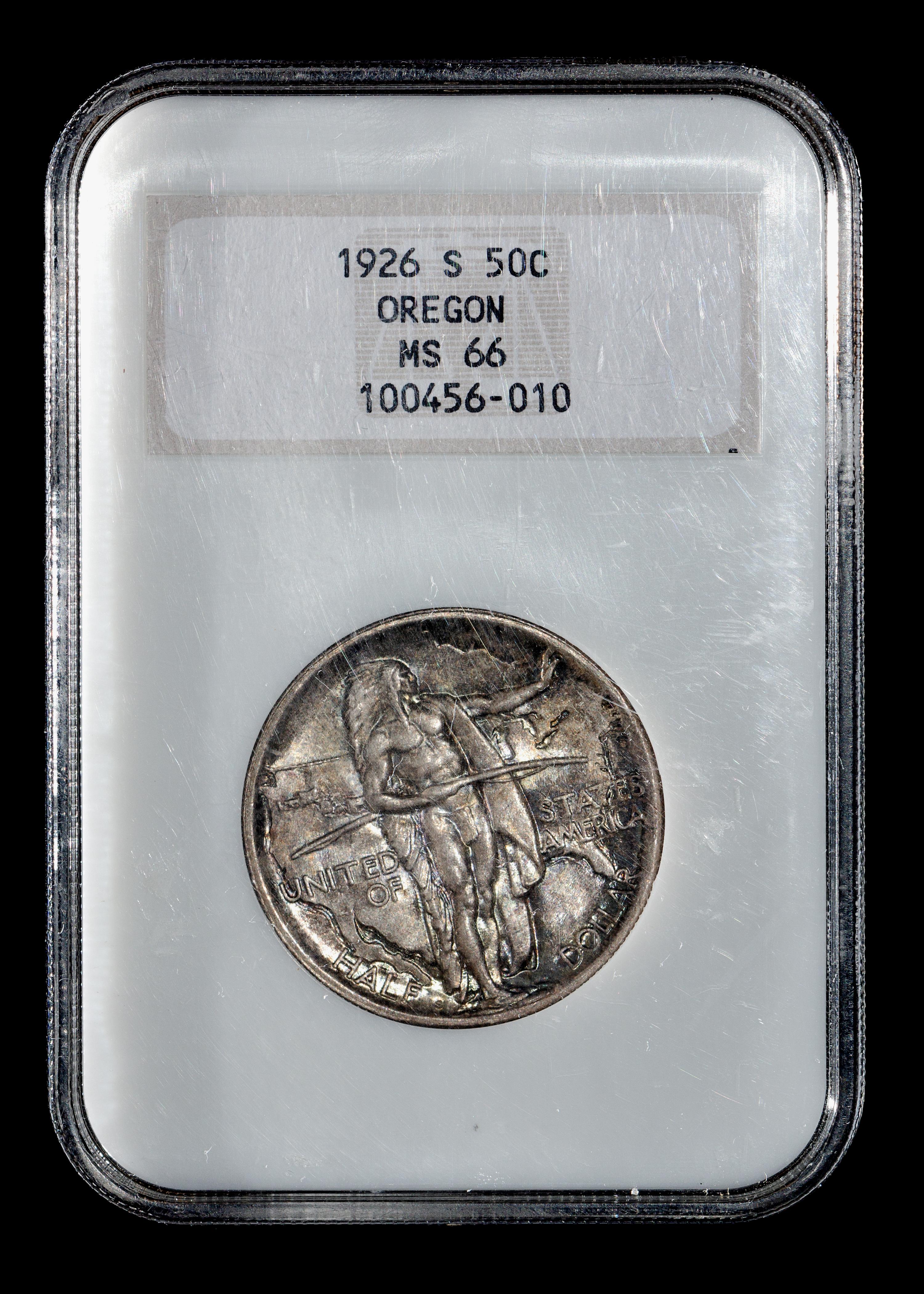 A United States 1926-S Oregon Commemorative 50c Coin