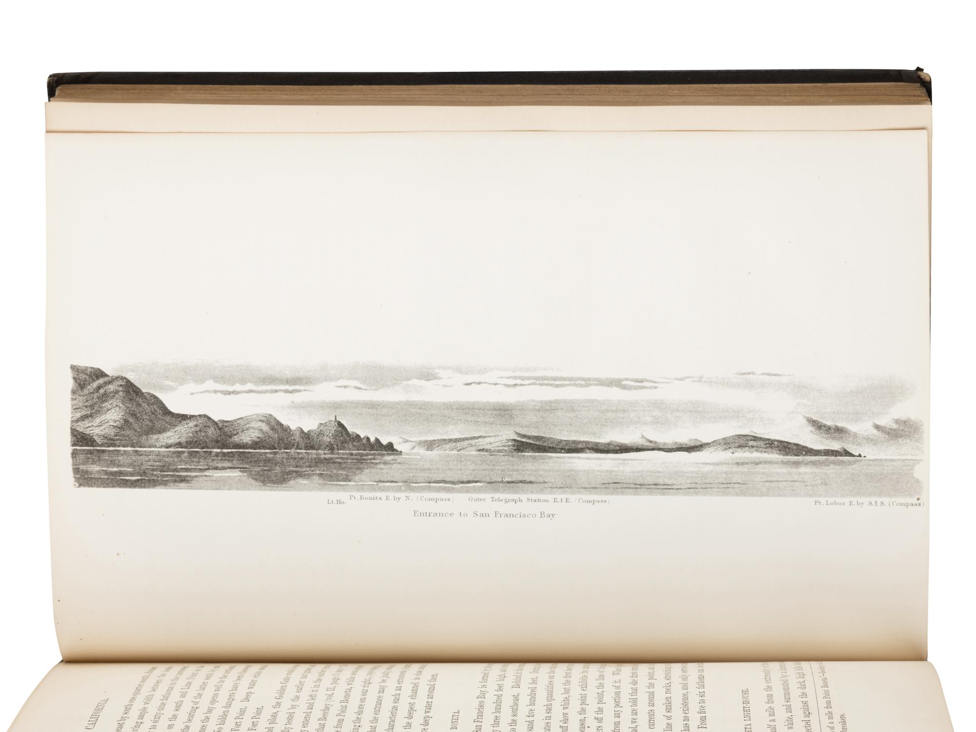 DAVIDSON, George (1825-1911). Pacific Coast: Coast Pilot of California, Oregon, and Washington Territory . Washington: Government Printing Office, 1869.