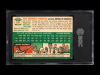 A 1954 Topps Jackie Robinson Baseball Card No. 10 (SGC 3 VG)