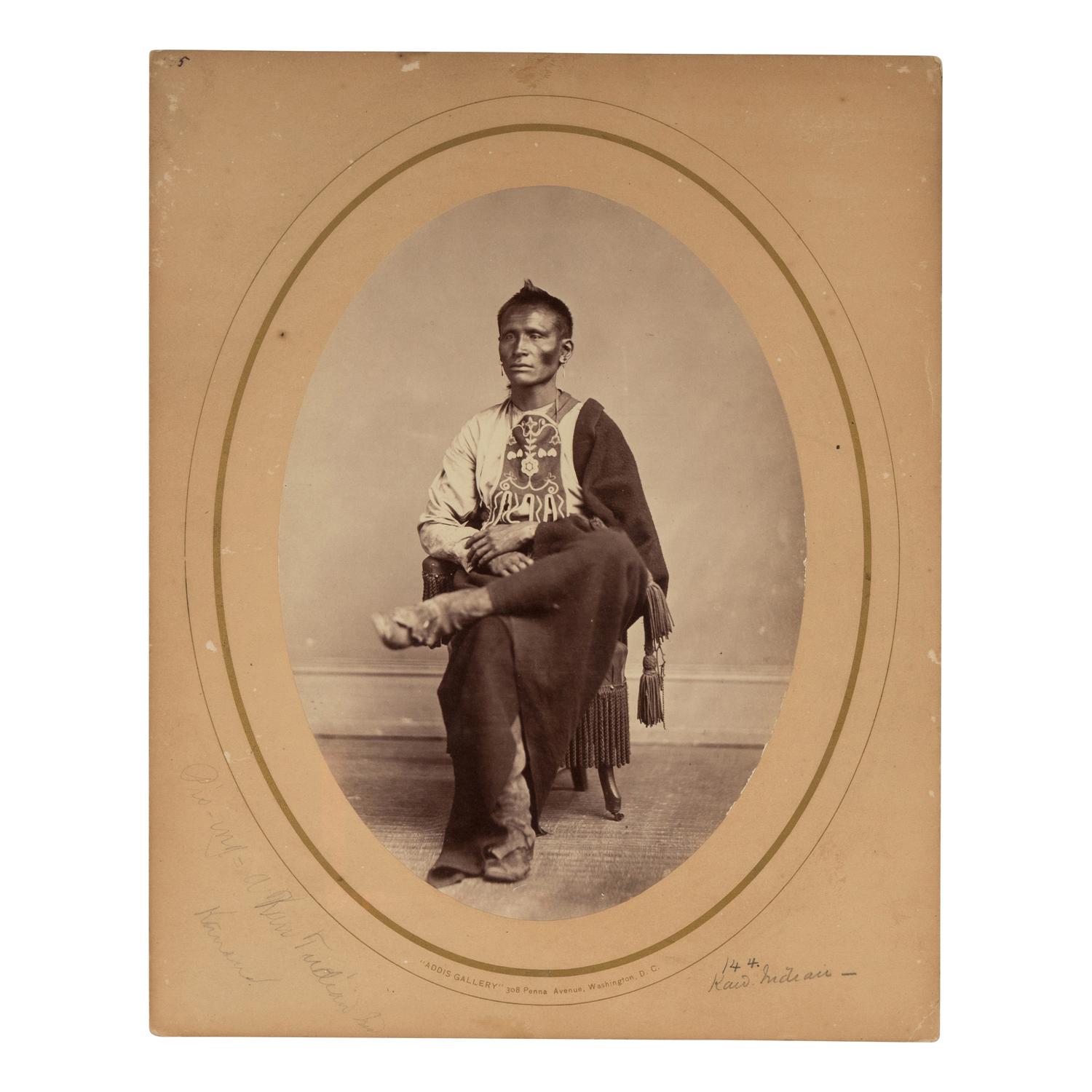 Ka-Ke-Ga-Sha, Kaw, Washington, DC, ca 1868