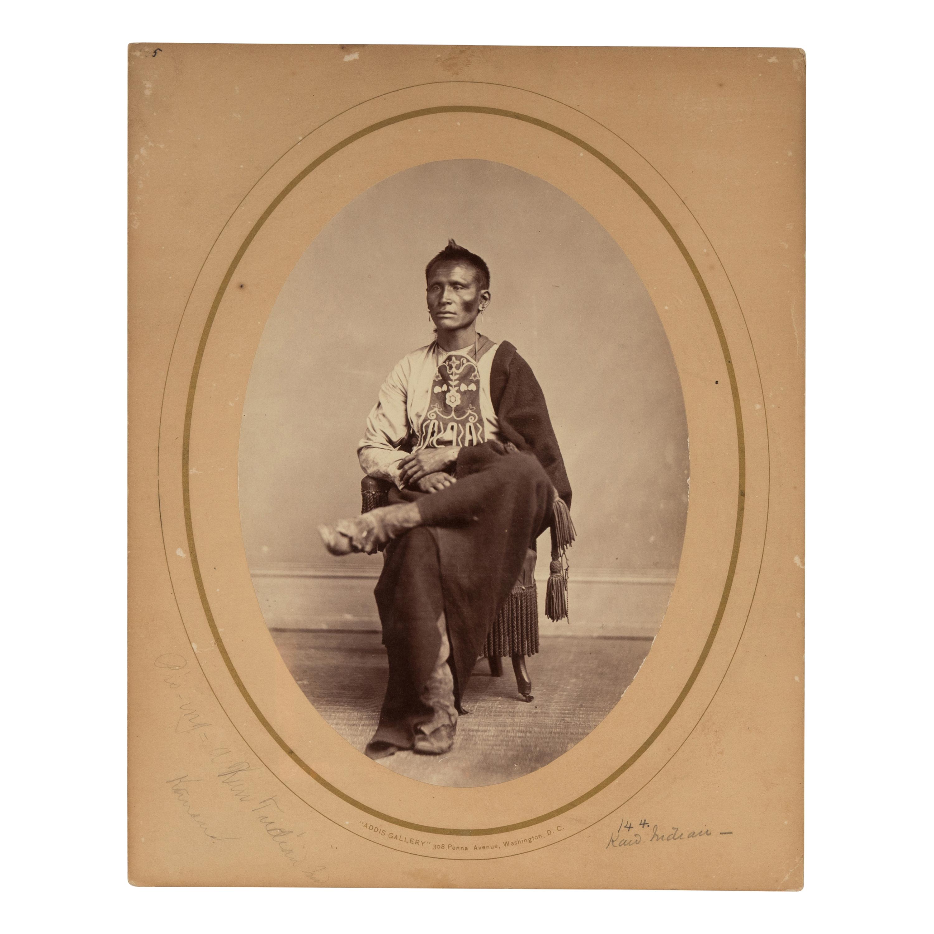 Ka-Ke-Ga-Sha, Kaw, Washington, DC, ca 1868