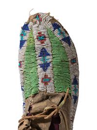 Sioux Beaded Hide Moccasins