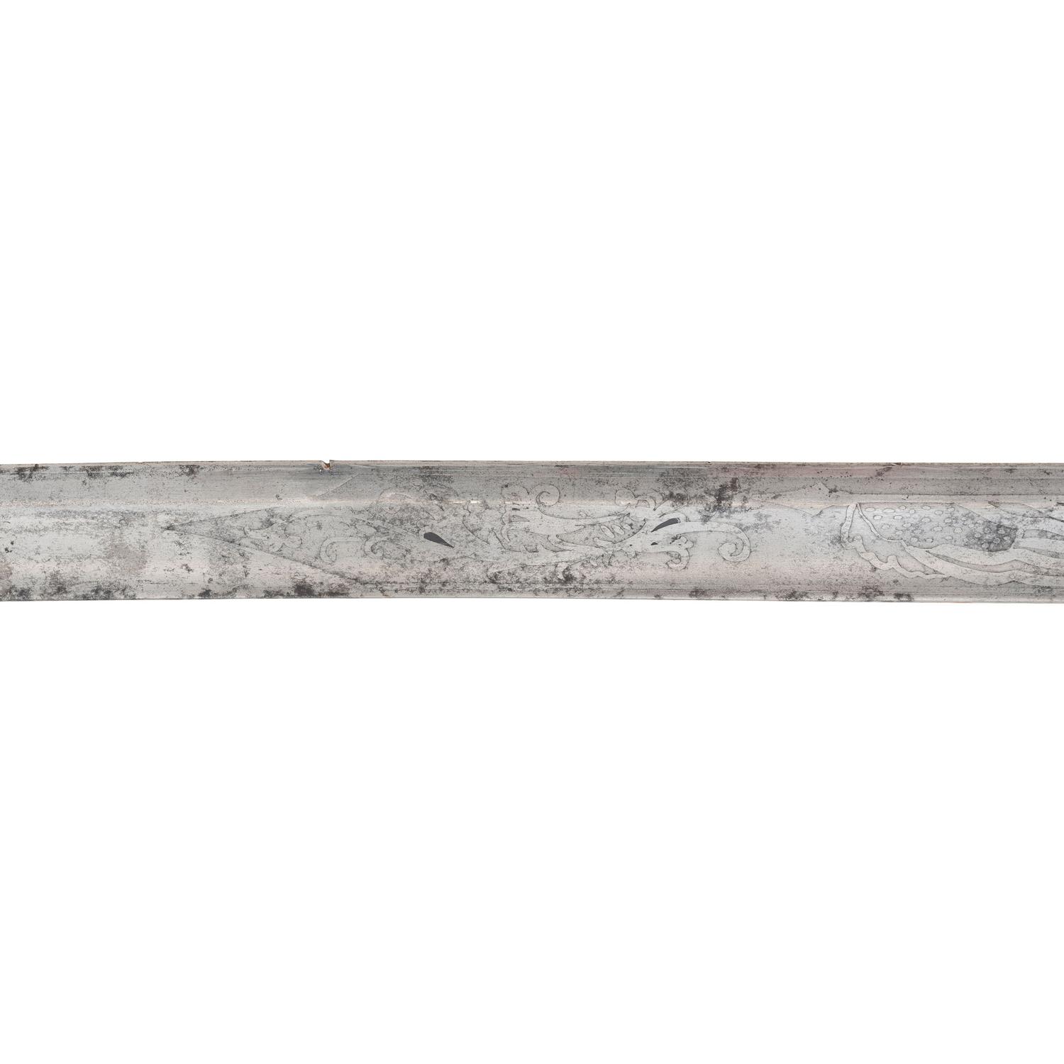 Import US Model 1850 Foot Officer's Sword in Ames Steel Scabbard
