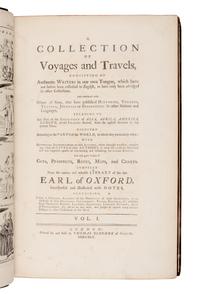 [TRAVEL & EXPLORATION]. OSBORNE, Thomas (d.1767). A Collection of Voyages and Travels. London: Thomas Osborne, 1745.
