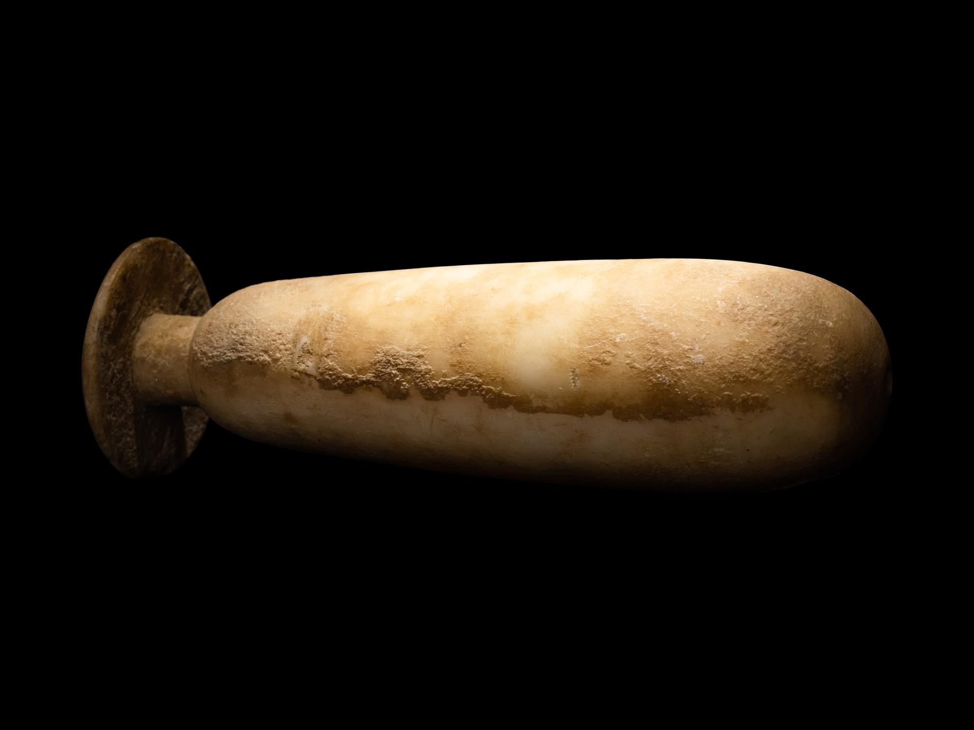 An Egyptian Marble Alabastron
