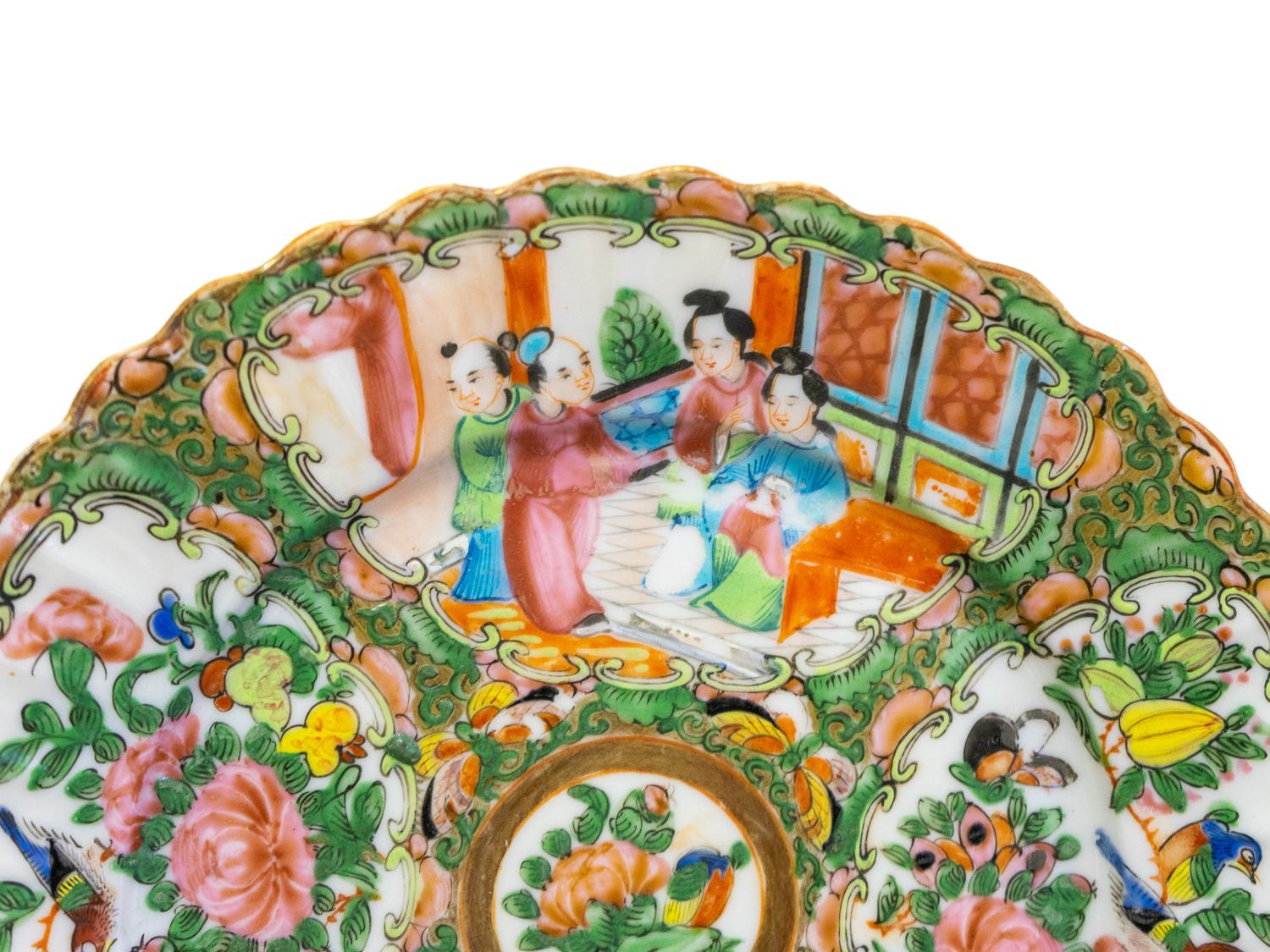 An Assembled Group of Rose Medallion Porcelain Tableware