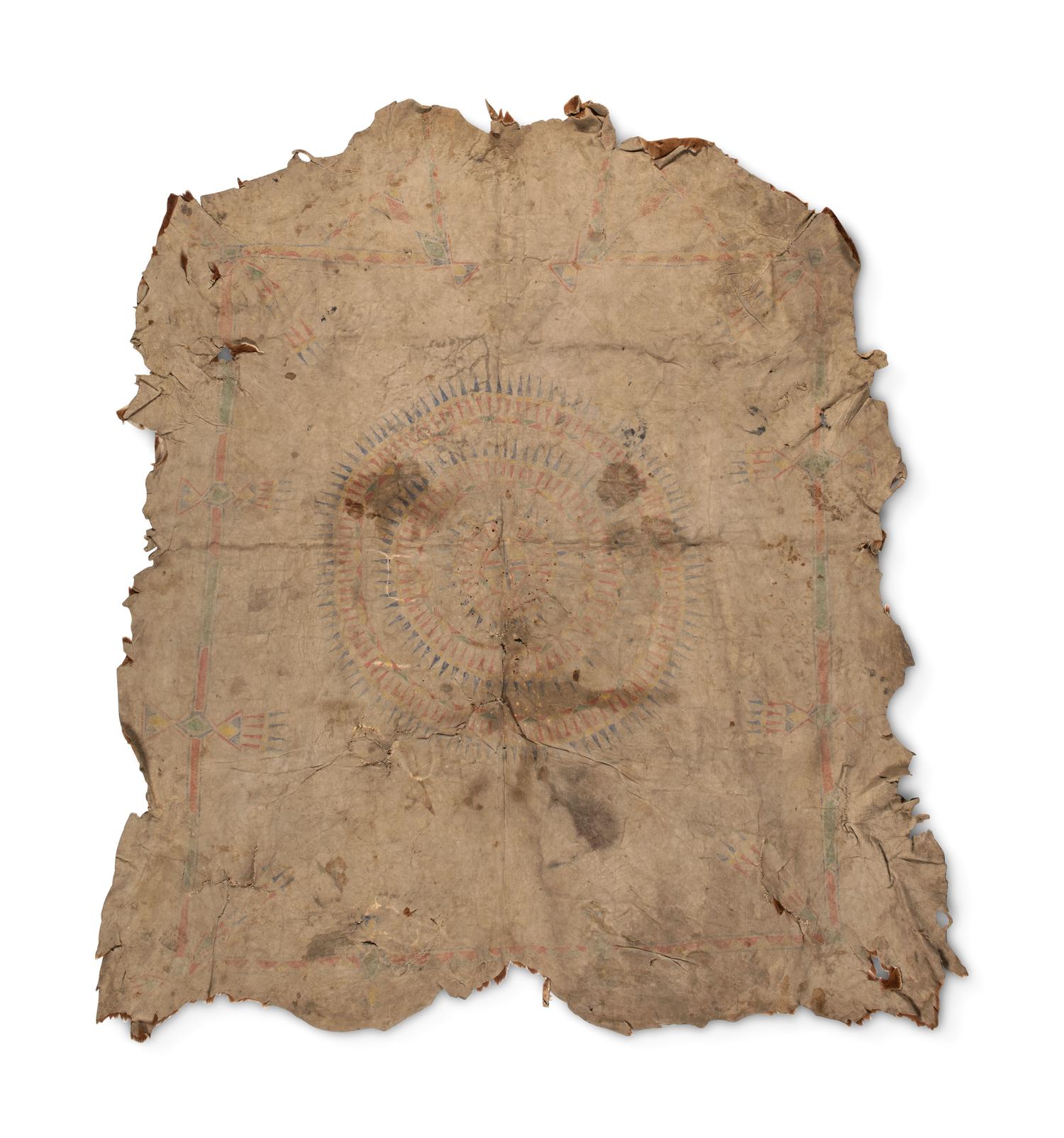 Apsáalooke (Crow) Painted Hide Robe