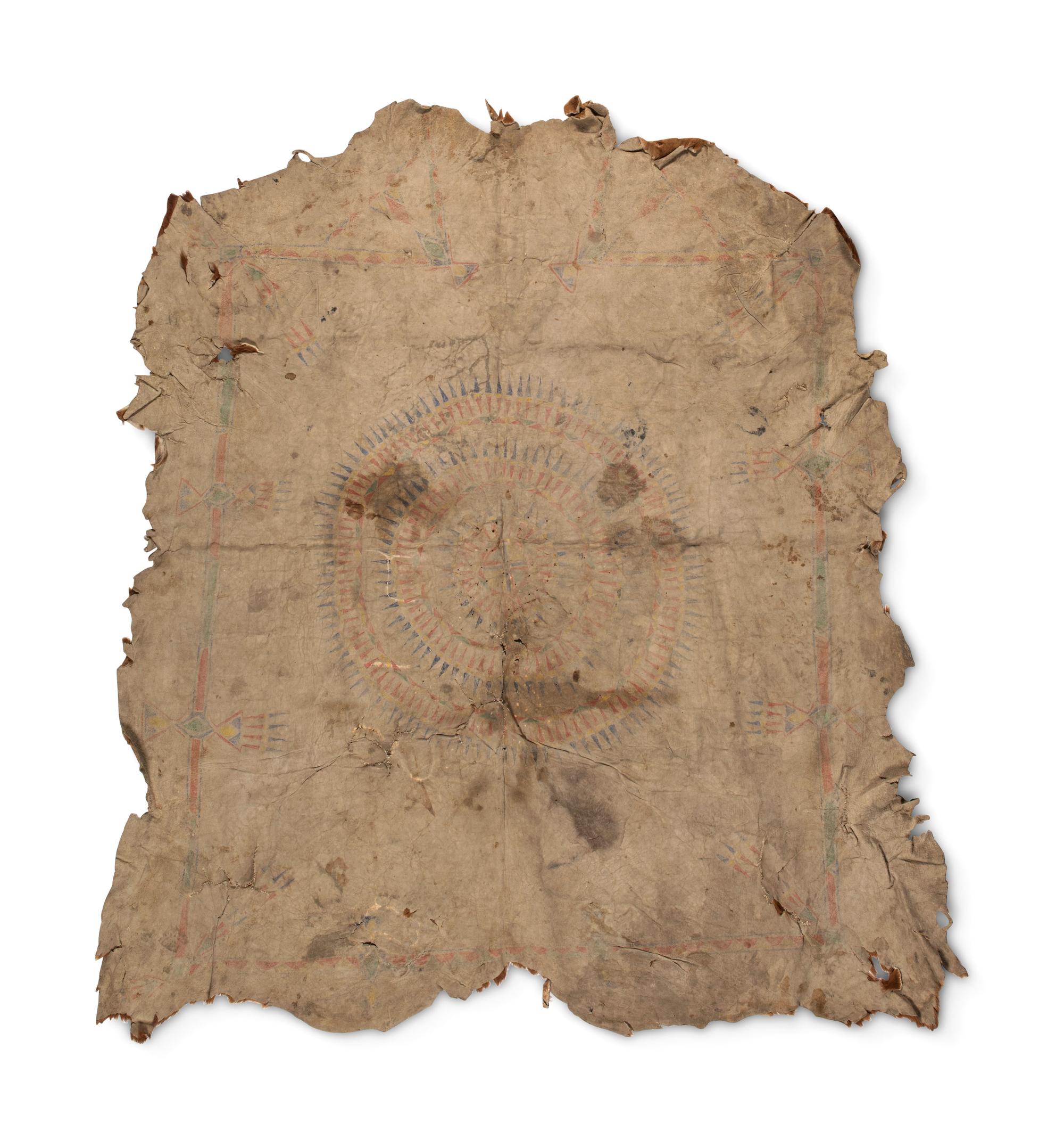 Apsáalooke (Crow) Painted Hide Robe