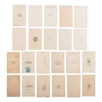 [Americana] Group of 22 Carte de Visites of Founding Fathers and Presidents