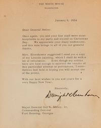 [POLITICS] Commemorative first day of issues. [ With: ] Eisenhower TLS with Lincoln portrait.