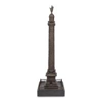 A Grand Tour Bronze Model of the Vendôme Column