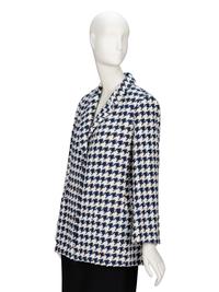 Chanel, Houndstooth Tweed Blazer