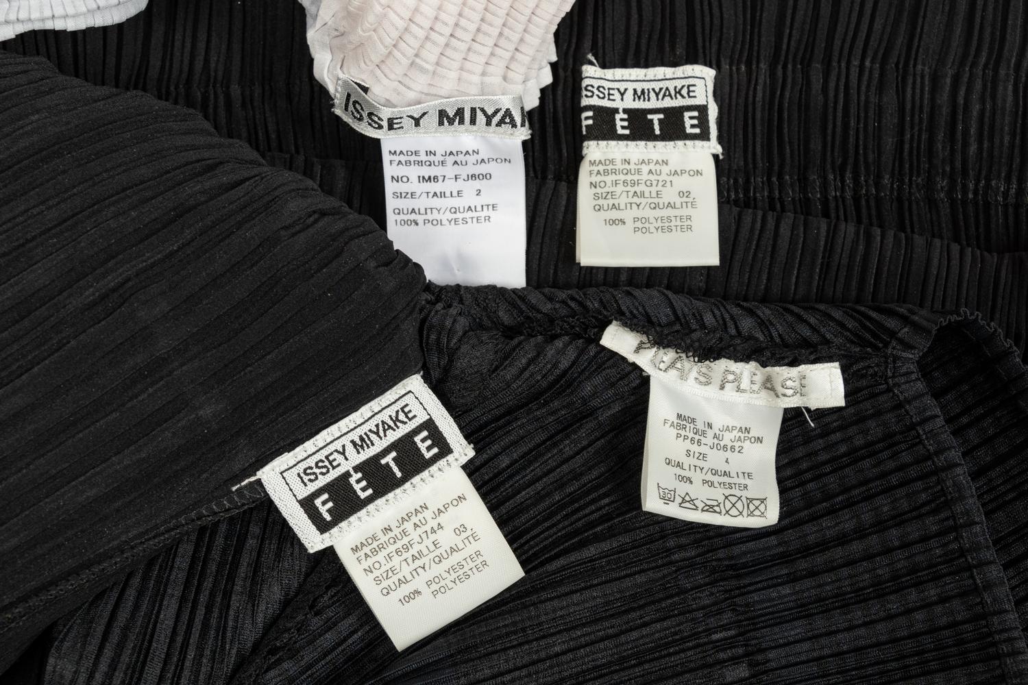 Four Issey Miyake Ensemble and Two Separates, 1990-2000s