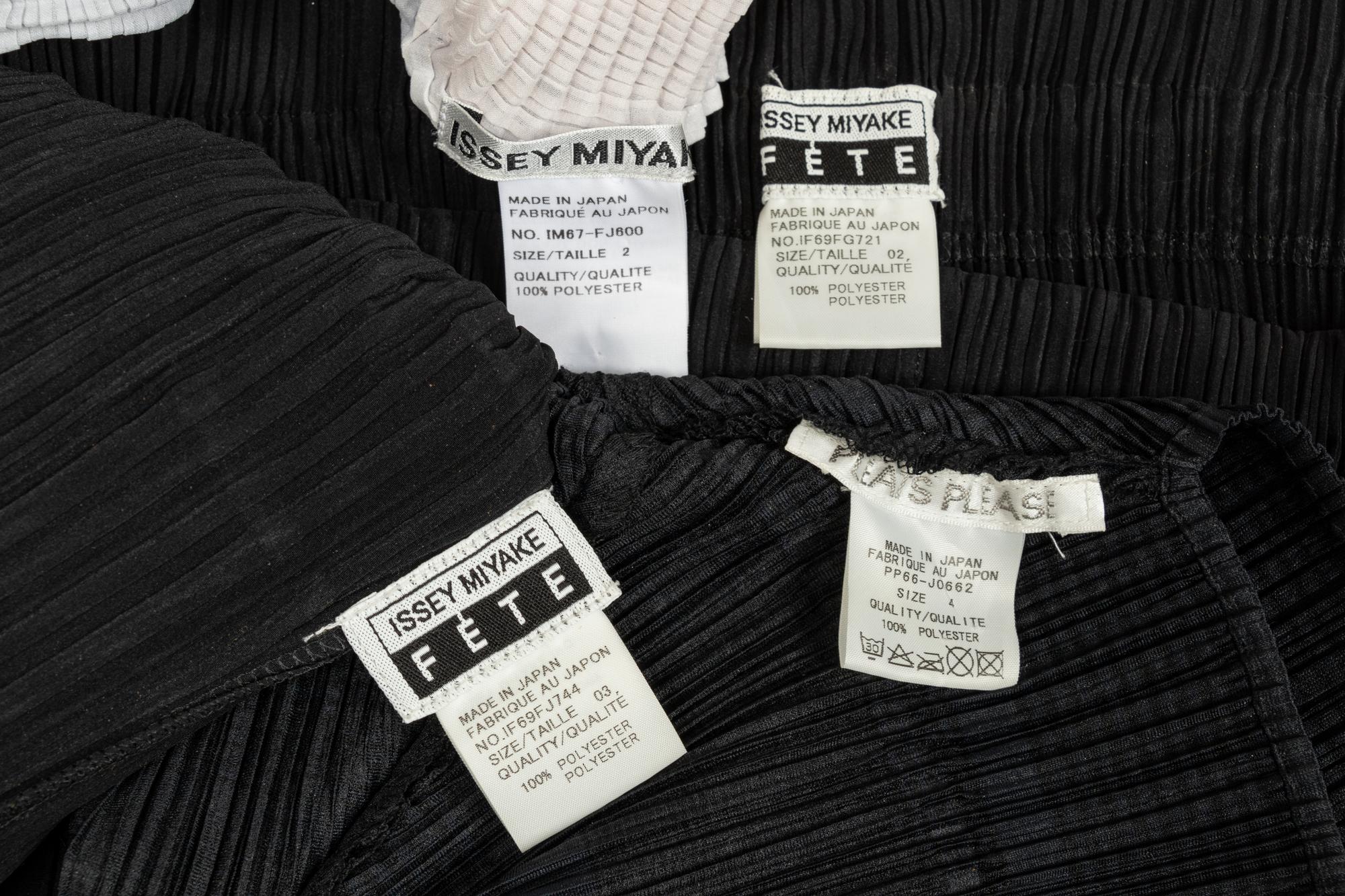 Four Issey Miyake Ensemble and Two Separates, 1990-2000s