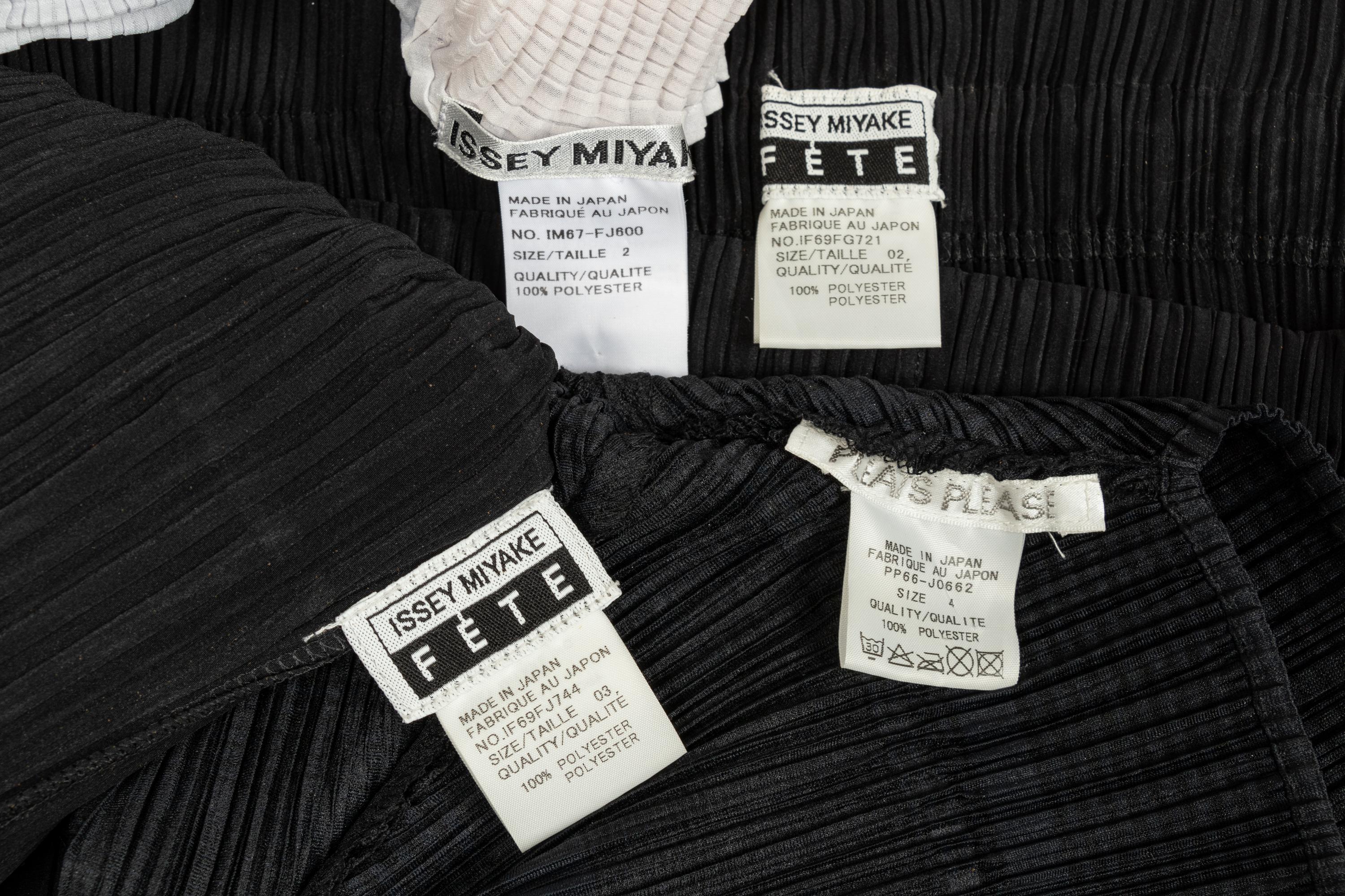 Four Issey Miyake Ensemble and Two Separates, 1990-2000s