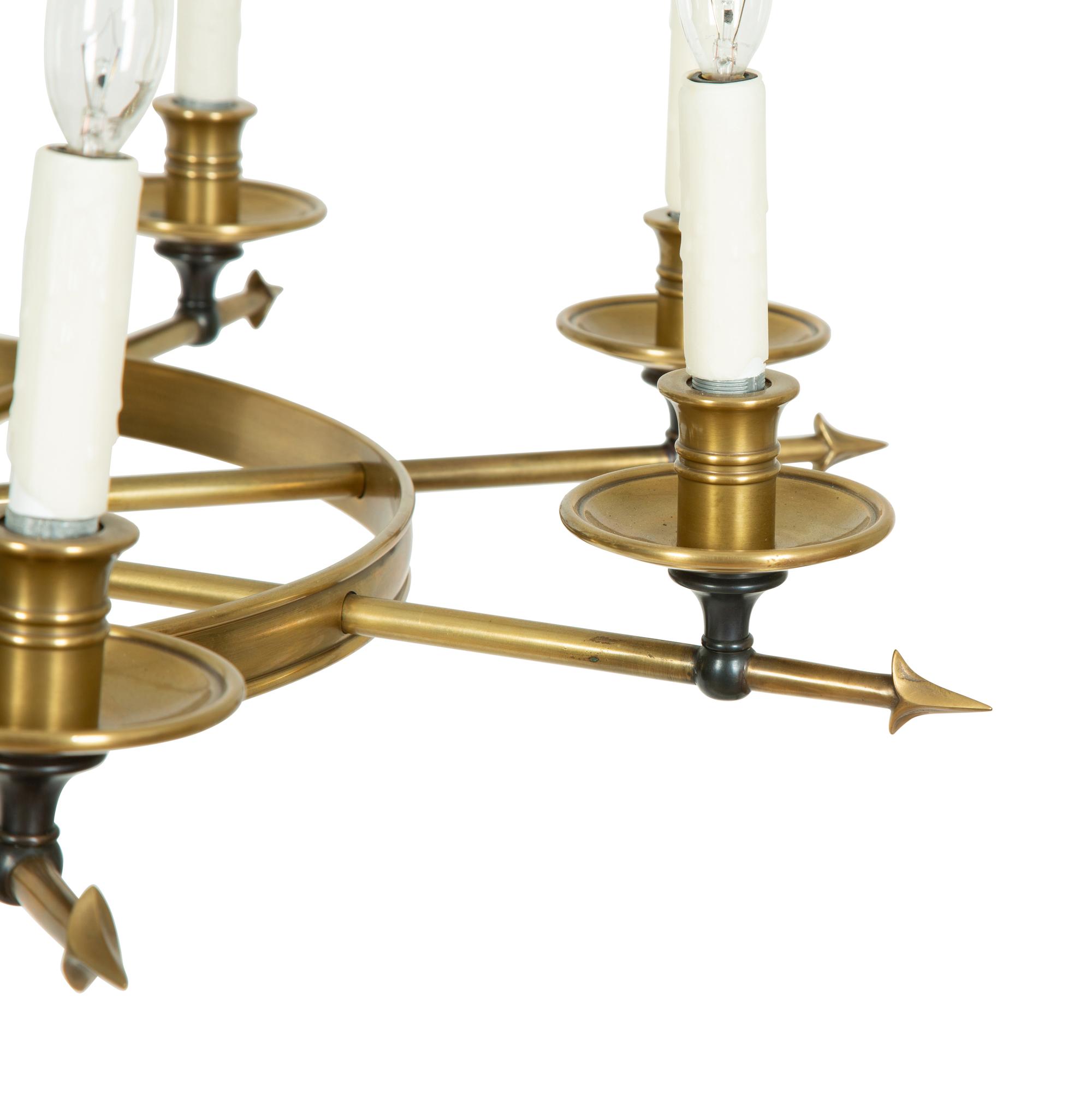 A Neoclassical Style Eight Light Chandelier by Visual Comfort — 20TH/21ST CENTURY