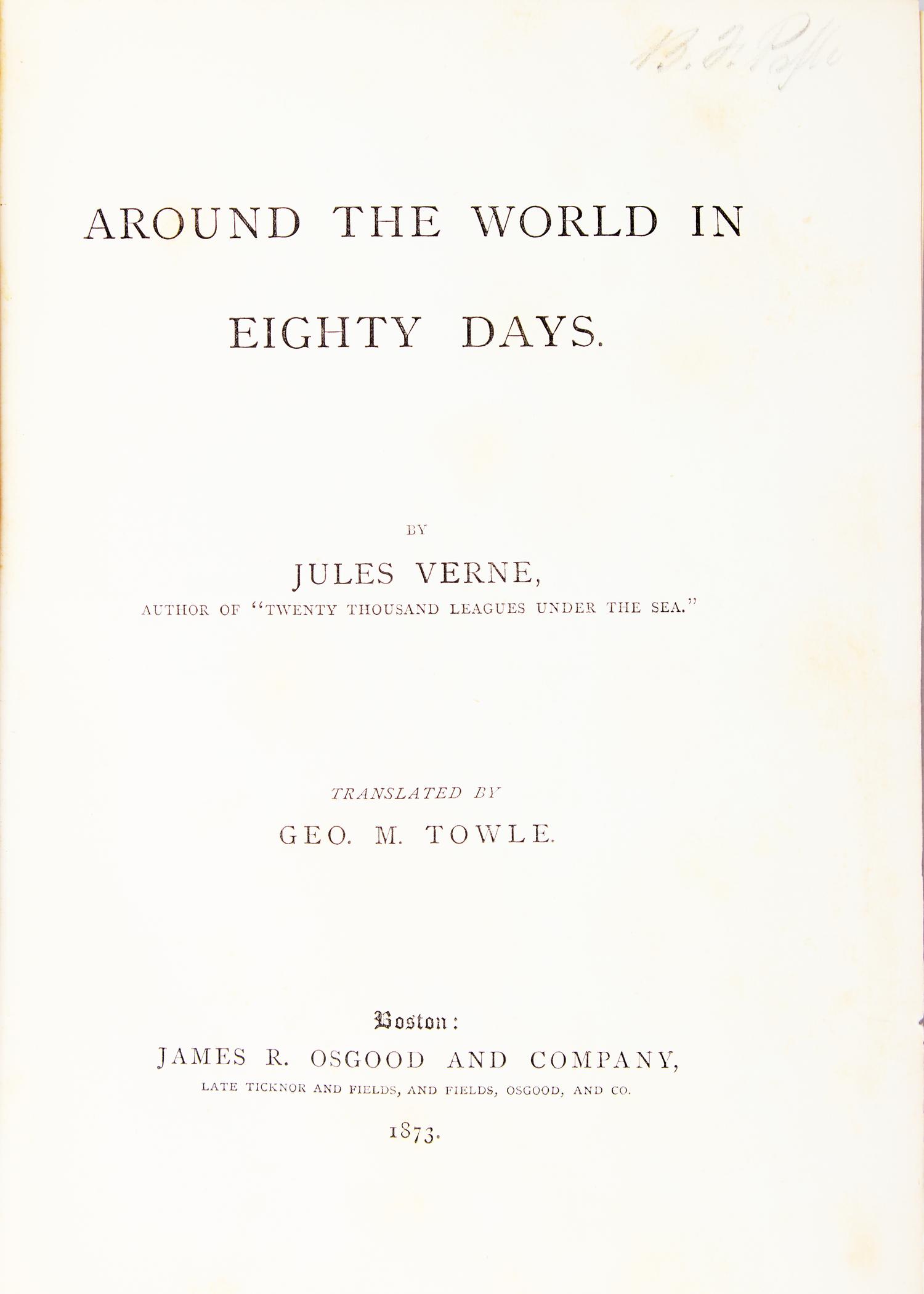 [Literature] Verne, Jules. Around the World in Eighty Days