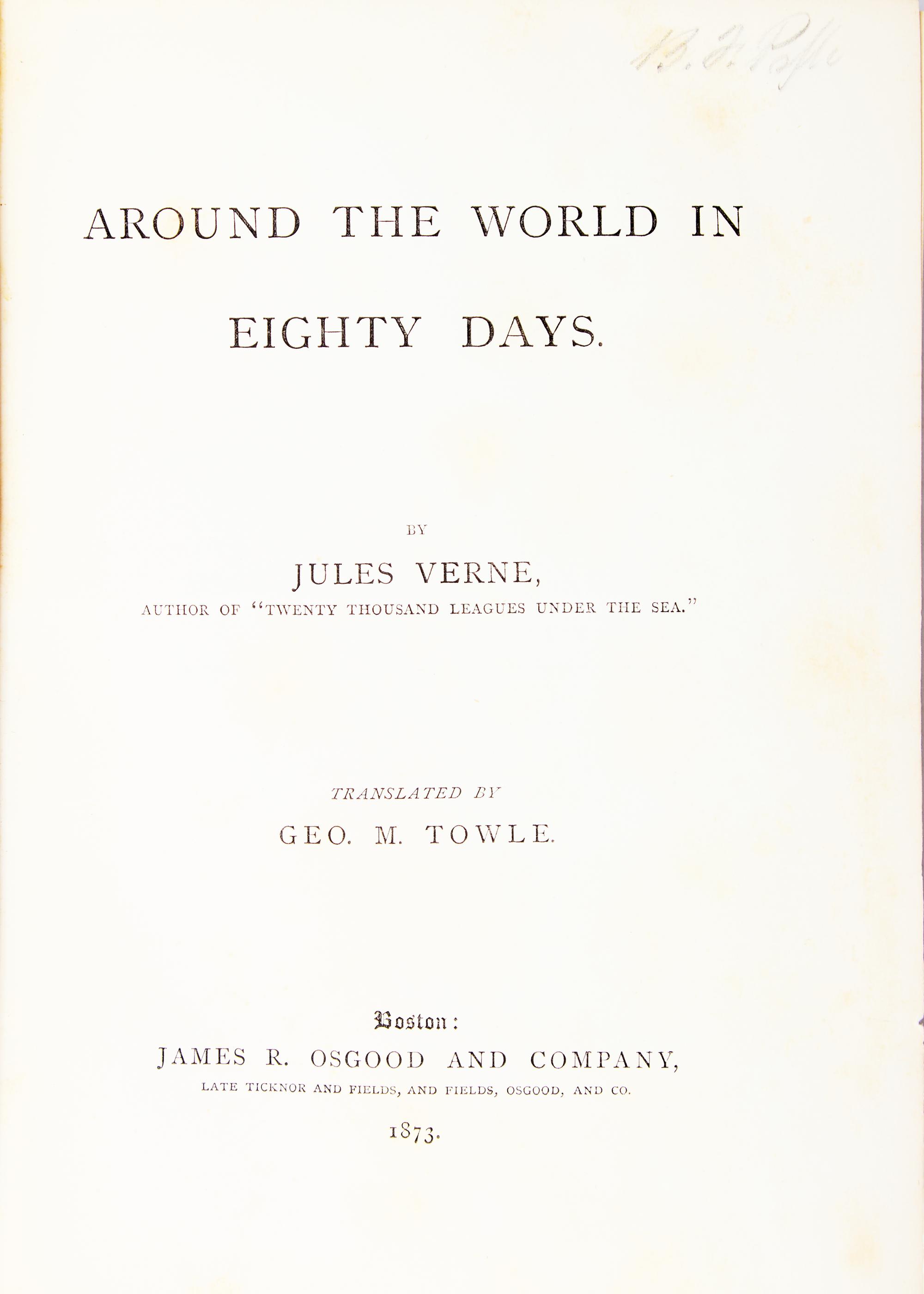[Literature] Verne, Jules. Around the World in Eighty Days
