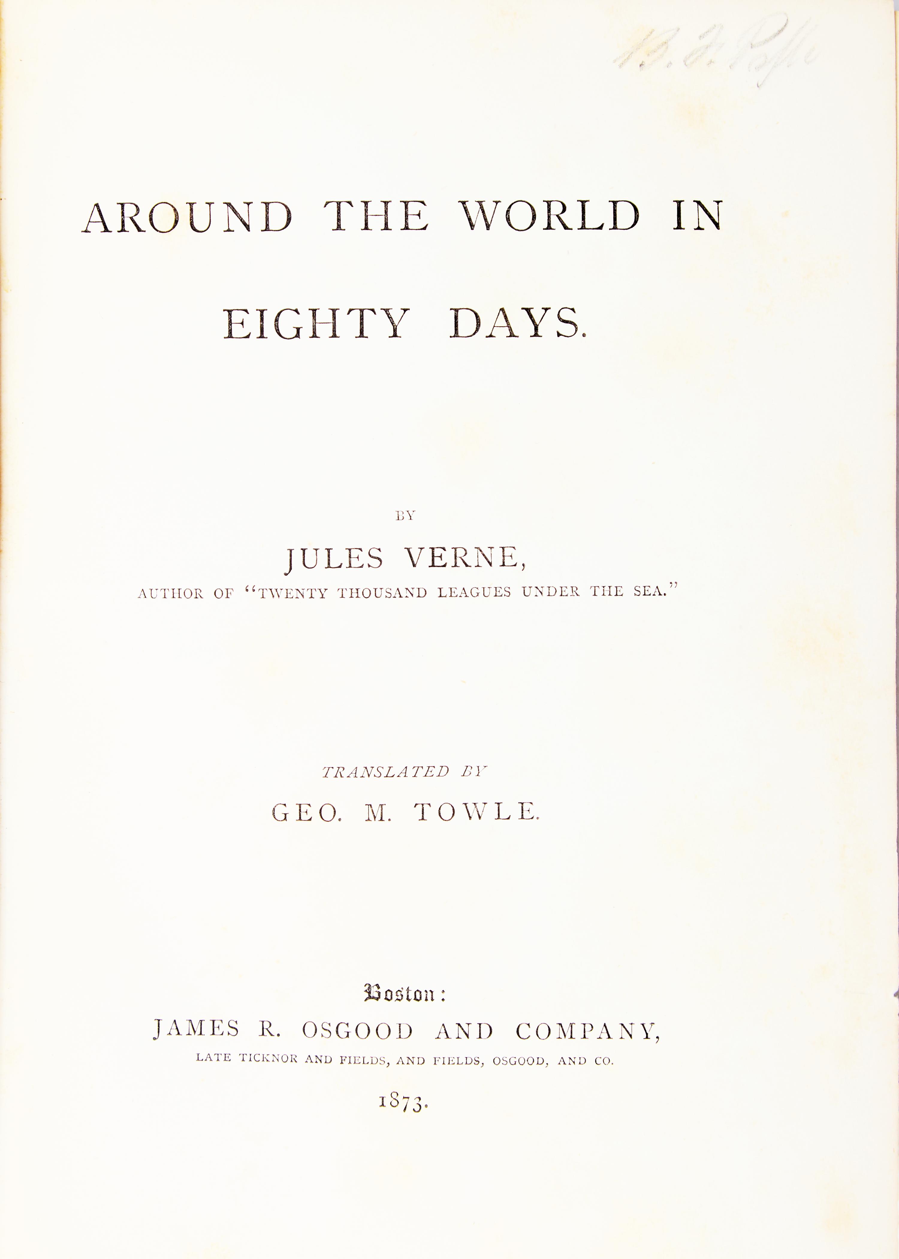 [Literature] Verne, Jules. Around the World in Eighty Days