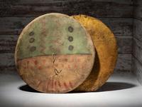 Southern Plains Buffalo Hide Shield and Cover