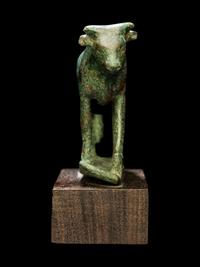 An Egyptian Bronze Apis Bull